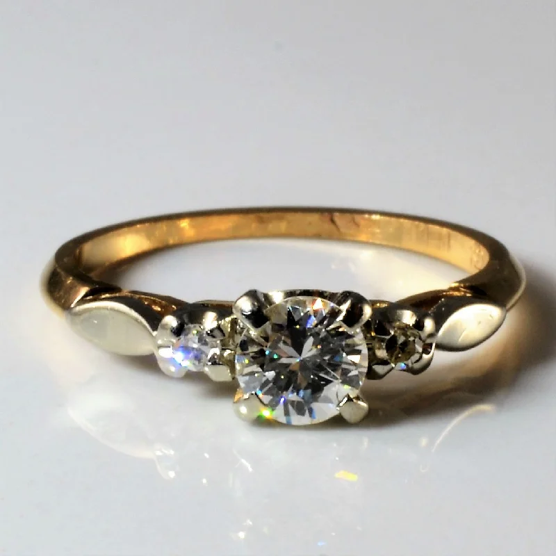 Shop Fine Jewelry With Exclusive Savings Mid Century Three Stone Diamond Ring | 0.50ctw | SZ 6 |