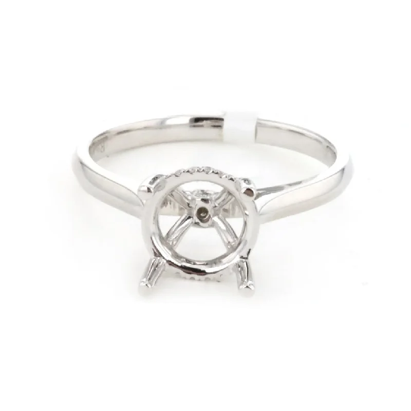 Trending Jewelry Now At Unbeatable Prices 0.04 ctw Diamond Hidden Halo Engagement Ring