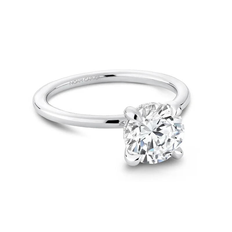 Fashion-Forward Jewelry At Incredible Prices 0.05 ctw Diamond Hidden Halo Engagement Ring