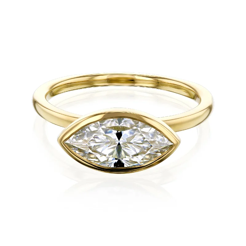 Big Discounts On Elegant Jewelry Collections 1.80ct Marquise Posh X Bezel Ring
