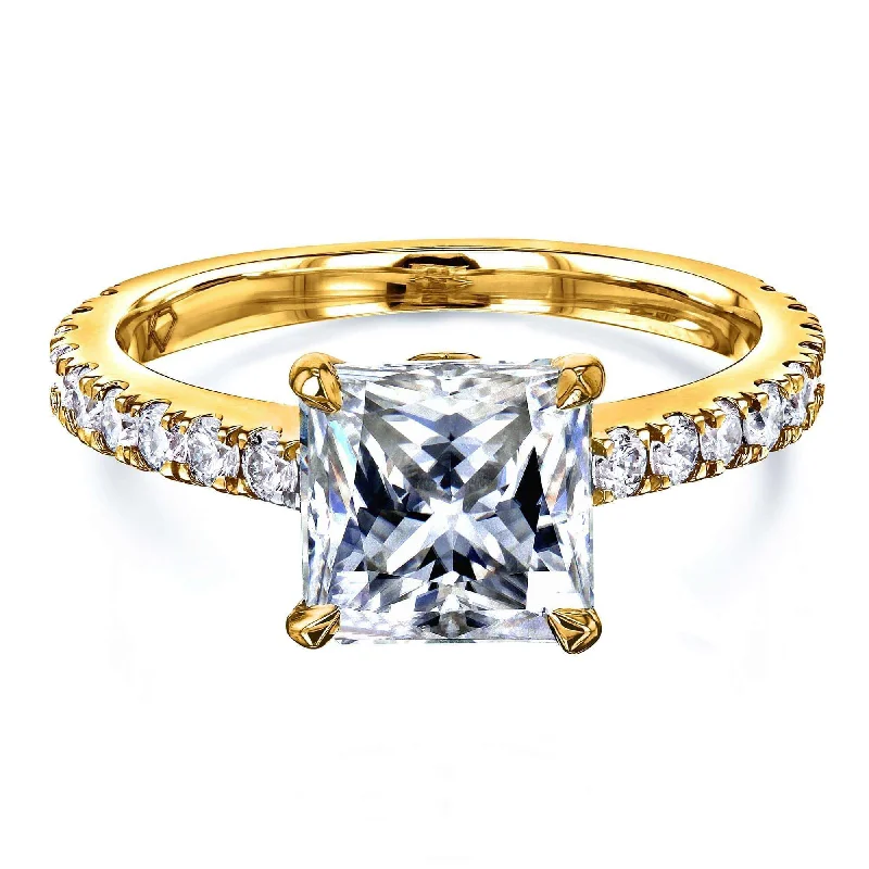 Once-A-Year Jewelry Sale – Grab Your Favorites Now 1.8ct Princess Moissanite Ring