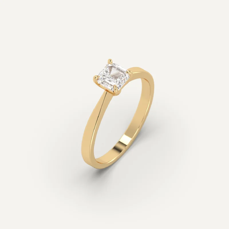 Holiday Jewelry Sale – Perfect Gifts At The Best Prices 1 carat Asscher Cut Diamond Ring