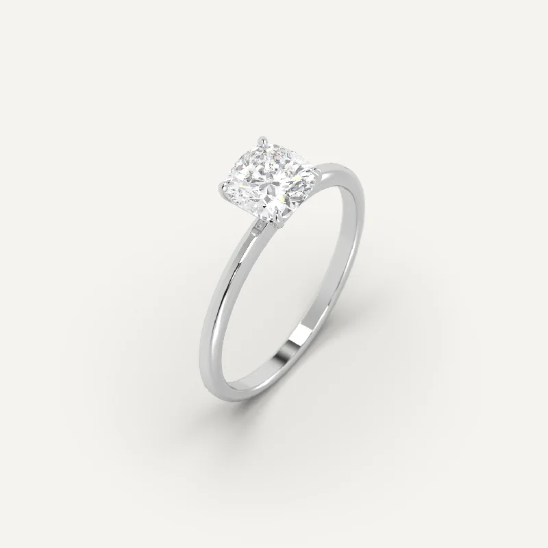 Limited-Time Offer On Premium Jewelry Collections 1 carat Cushion Cut Diamond Ring