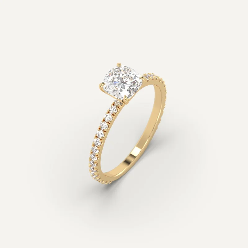 Get The Jewelry You Love At A Price You Love 1 carat Cushion Cut Diamond Ring