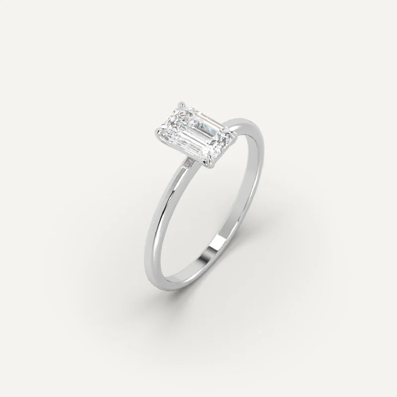 Unmissable Discounts On Timeless Jewelry Pieces 1 carat Emerald Cut Diamond Ring