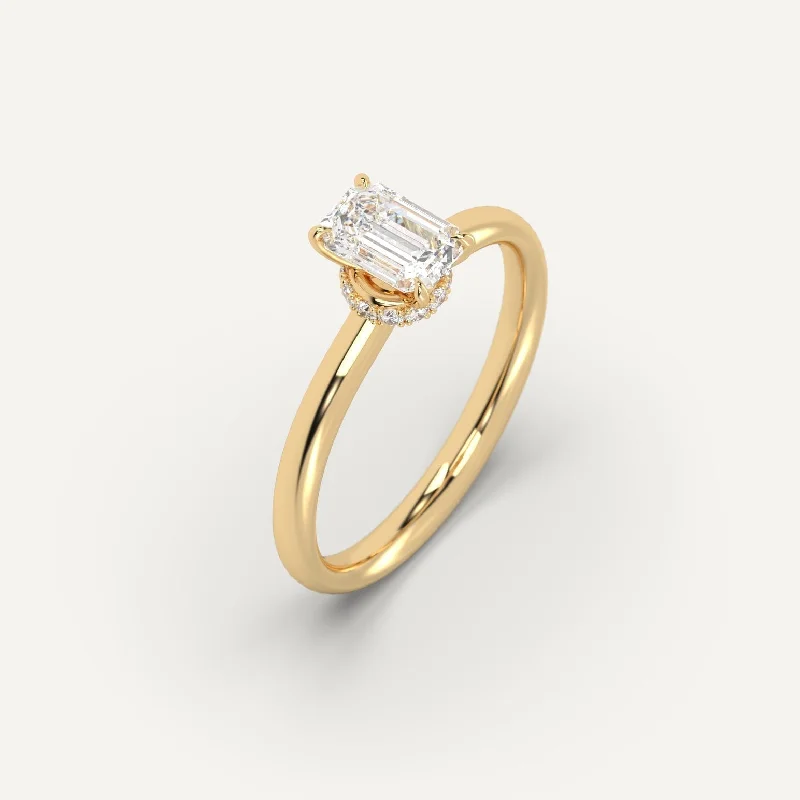 Seasonal Jewelry Sale – Upgrade Your Collection 1 carat Emerald Cut Diamond Ring
