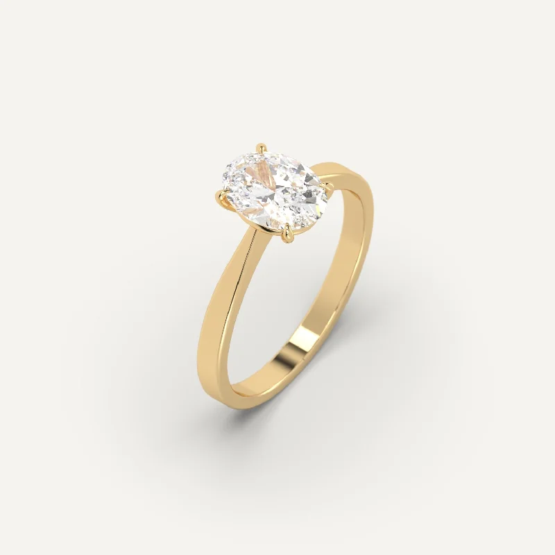 Bestselling Jewelry At Special Promotional Rates 1 carat Oval Cut Diamond Ring