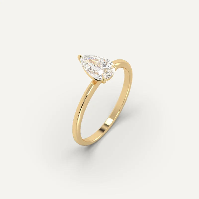 Save On Luxury Jewelry Pieces – Limited-Time Offers 1 carat Pear Cut Diamond Ring