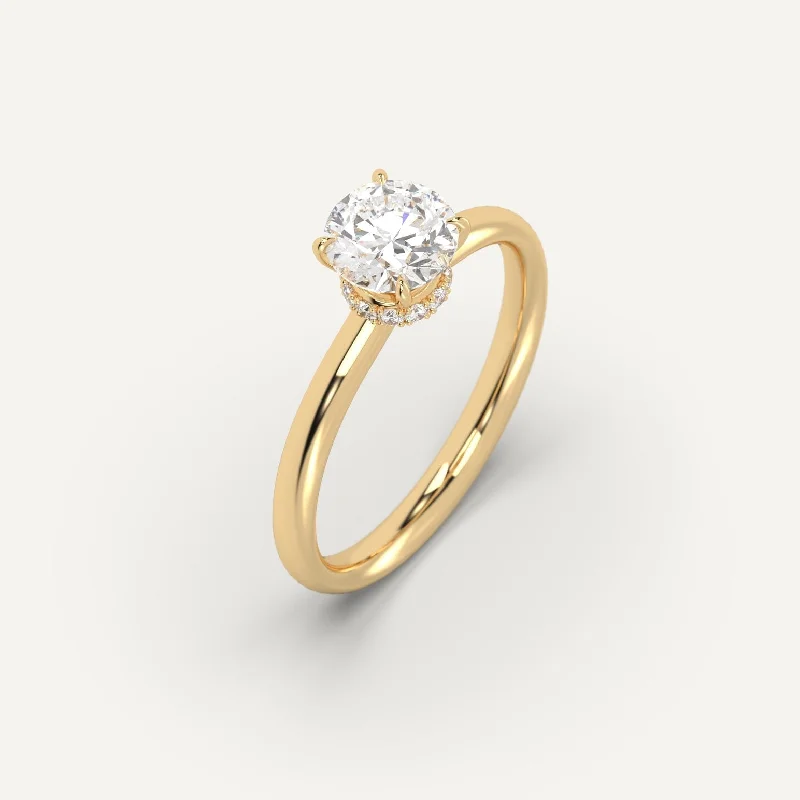 Limited-Time Offer On Premium Jewelry Collections 1 carat Round Cut Diamond Ring