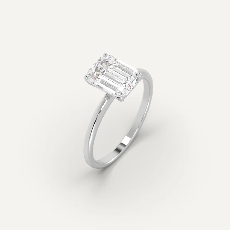 Exclusive Jewelry Bundles At Discounted Rates 2 carat Emerald Cut Diamond Ring