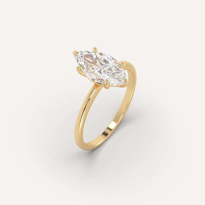 Limited-Time Jewelry Sale – Don't Miss These Deals 2 carat Marquise Cut Diamond Ring