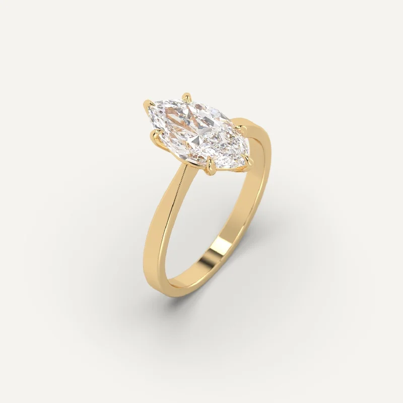 Handcrafted Jewelry Sale – Unique Designs At Low Prices 2 carat Marquise Cut Diamond Ring