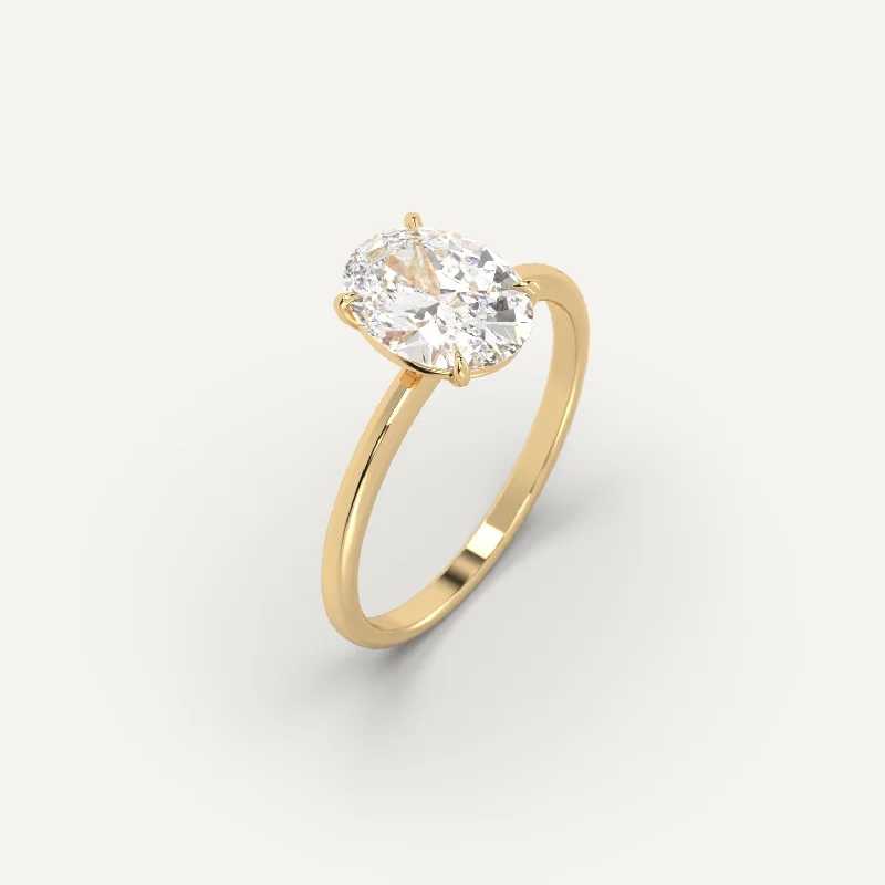 Unmissable Jewelry Sale – Shop Before It's Too Late 2 carat Oval Cut Diamond Ring