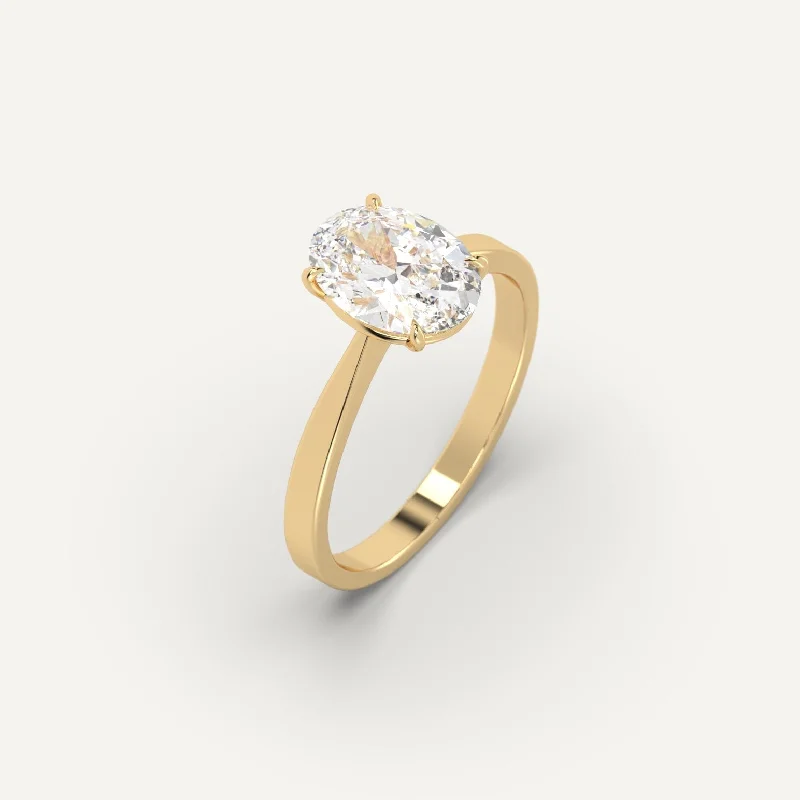 Personalized Jewelry Sale – Meaningful Gifts At Great Prices 2 carat Oval Cut Diamond Ring