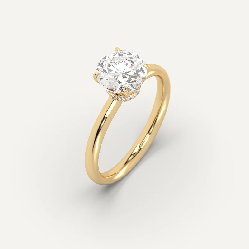 Shop Dazzling Jewelry With Special Promotional Discounts 2 carat Round Cut Diamond Ring
