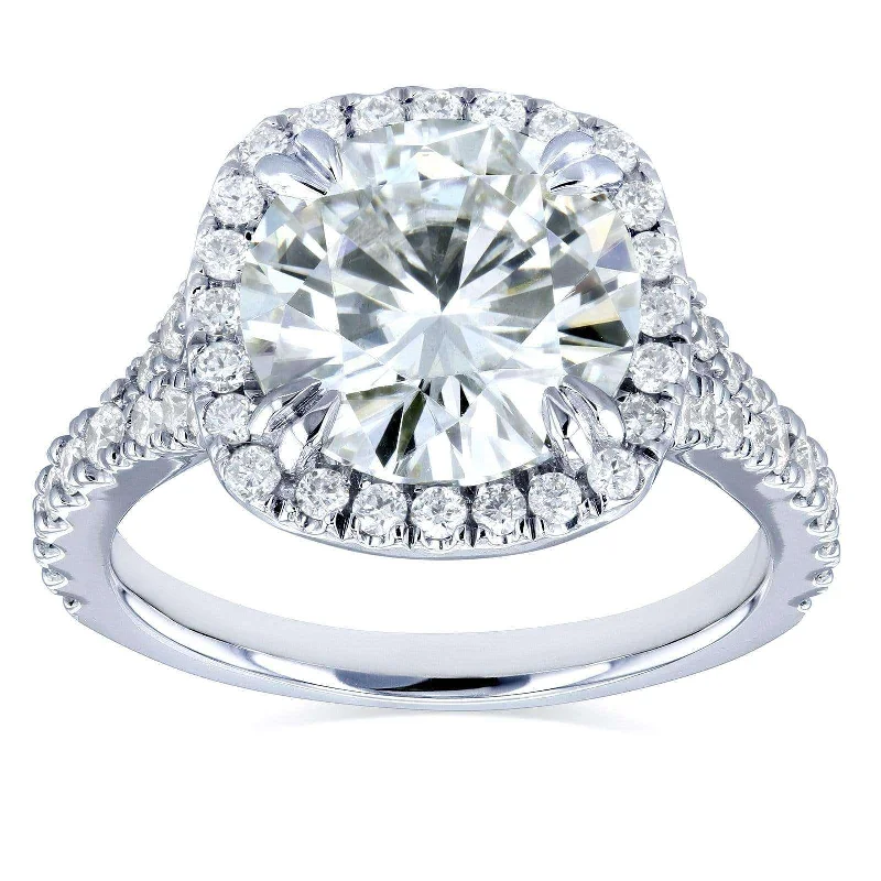 3-5/8ct.tw Round Halo Ring