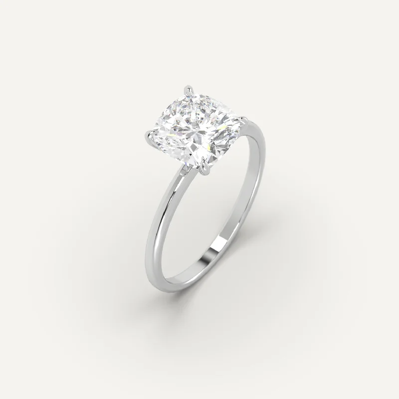 Seasonal Jewelry Sale – Upgrade Your Style Today 3 carat Cushion Cut Diamond Ring