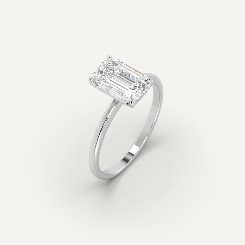 Limited-Stock Jewelry Clearance – Grab Your Favorites Now 3 carat Emerald Cut Diamond Ring