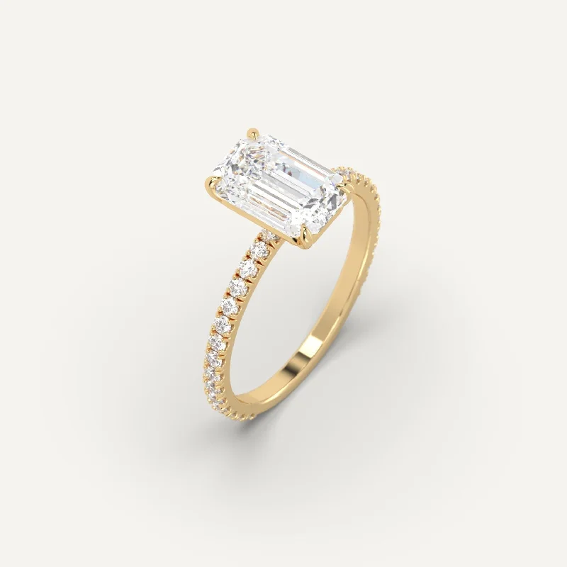 Exclusive Gemstone Jewelry Markdowns – Shop Now 3 carat Emerald Cut Diamond Ring