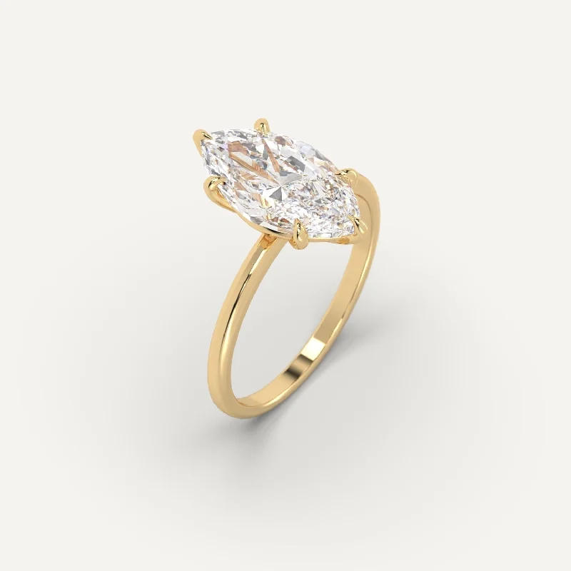 Special Sale On Handcrafted Jewelry – Shop Today 3 carat Marquise Cut Diamond Ring