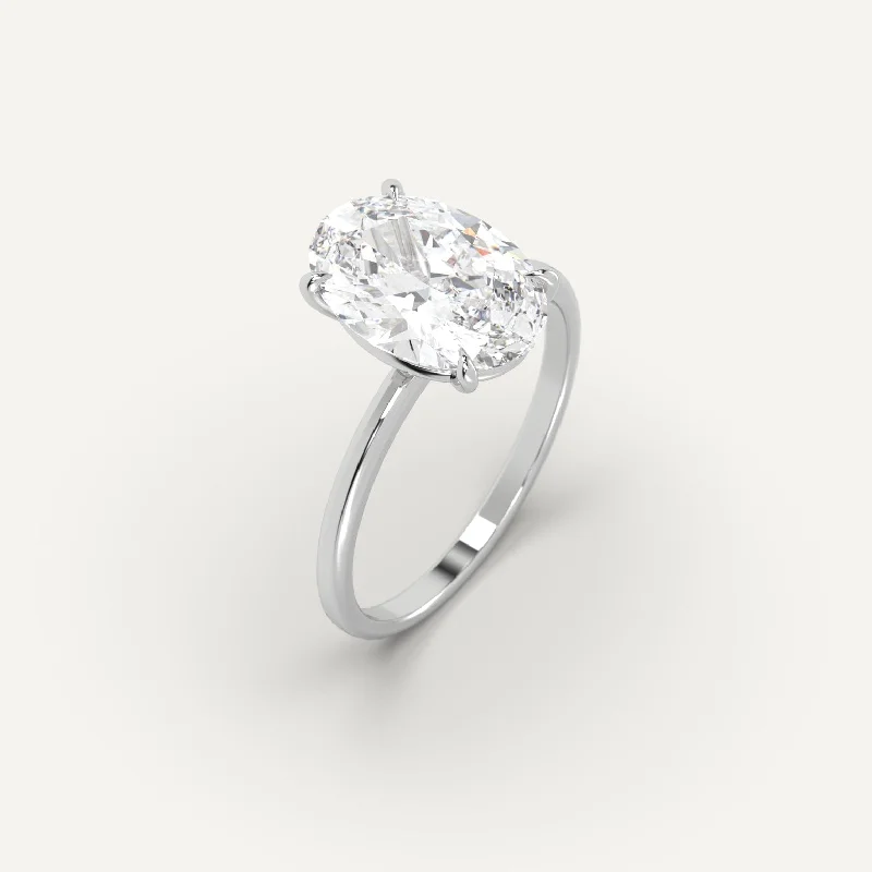 Limited-Time Offer On Elegant Jewelry Pieces 3 carat Oval Cut Diamond Ring
