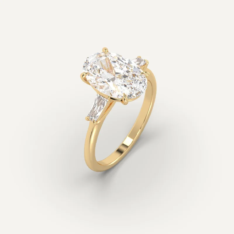 Limited-Time Jewelry Sale – Elegant Styles At Less 3 carat Oval Cut Diamond Ring