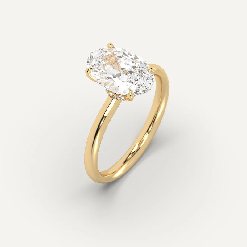 Unique Jewelry Designs Now At Discounted Rates 3 carat Oval Cut Diamond Ring