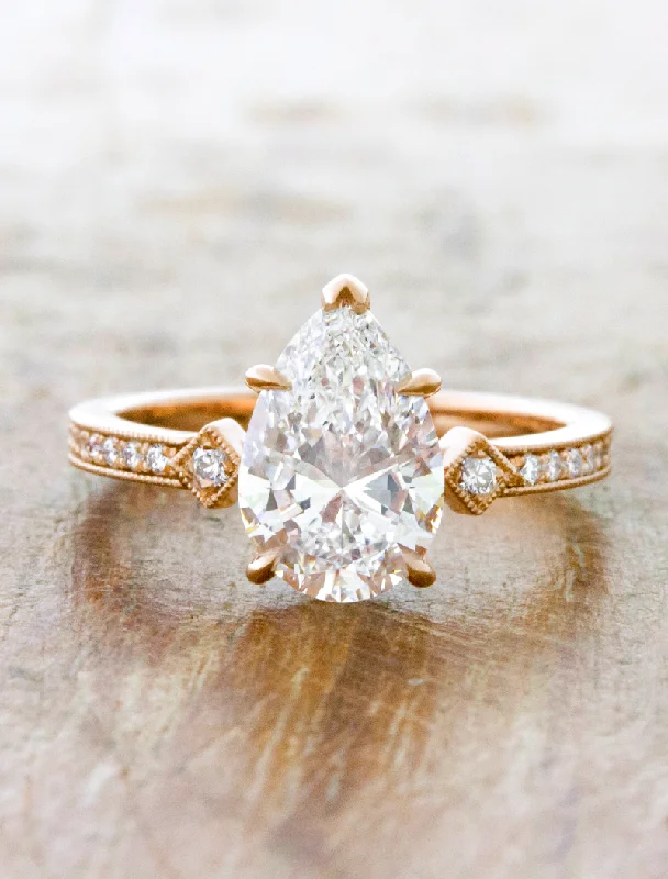 Limited-Stock Jewelry Clearance – Grab Your Favorites Now Charleen - 2.00ct Pear Lab Grown Diamond