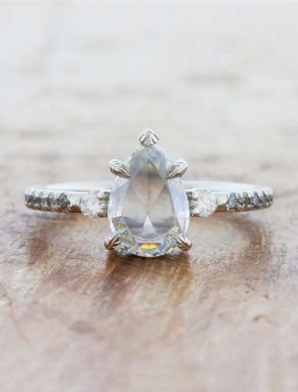 Elegant Jewelry At Unbeatable Offers – Shop Before It's Gone Delilah - Pear Rose Cut Diamond