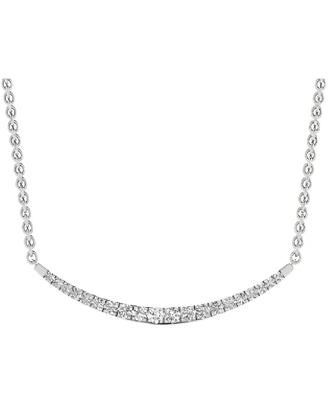 1/2Ct Tw Smile Necklace