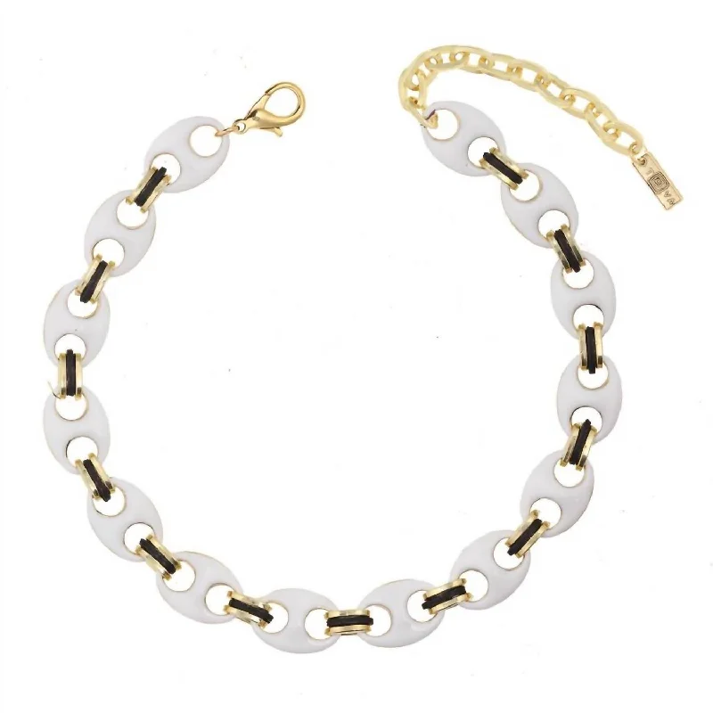 Unmissable Deals On Handmade Jewelry Collections Amherst Reversible Necklace In Black/white
