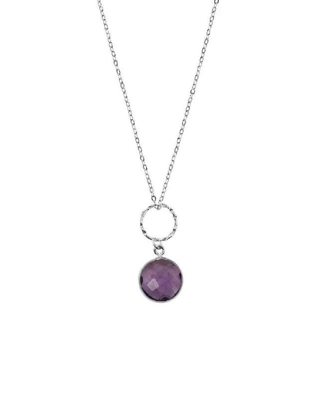 Charlene K Silver Amethyst Pendant