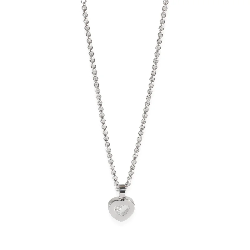 Chopard Happy Diamond Diamond Fashion Pendant in 18k White Gold 0.05 CTW