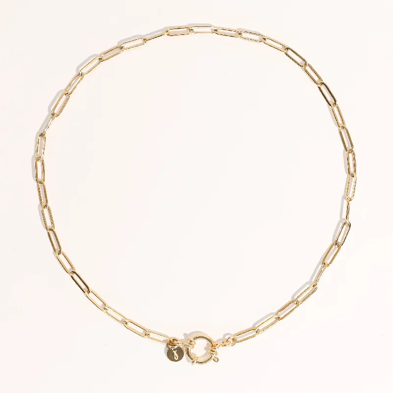 Sparkle On A Budget – Fine Jewelry For Less Elaine Paper Clip Chain Necklace