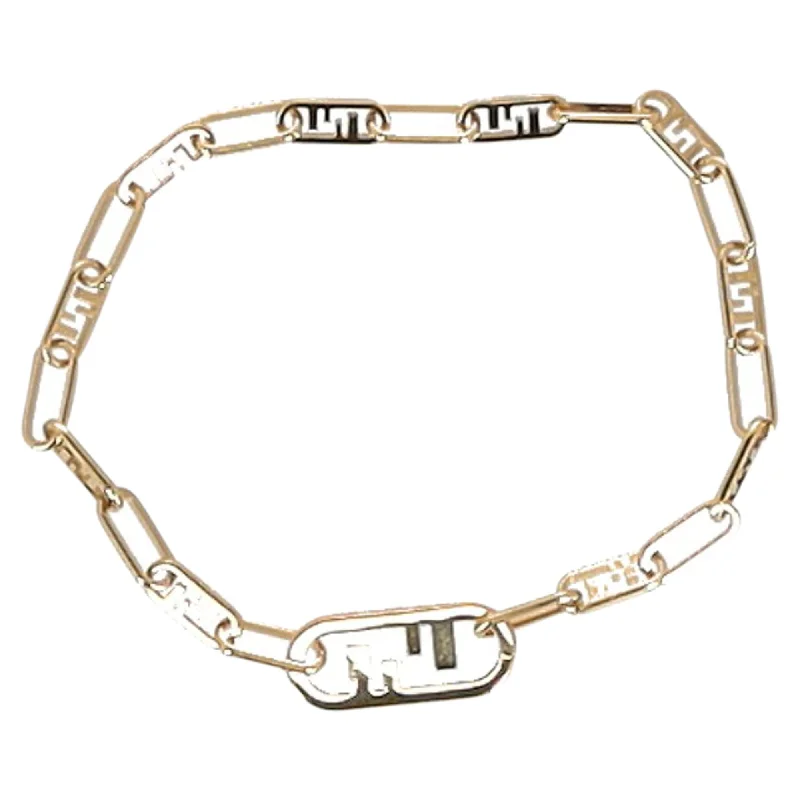 Fendi O’Lock Choker in Gold Metal