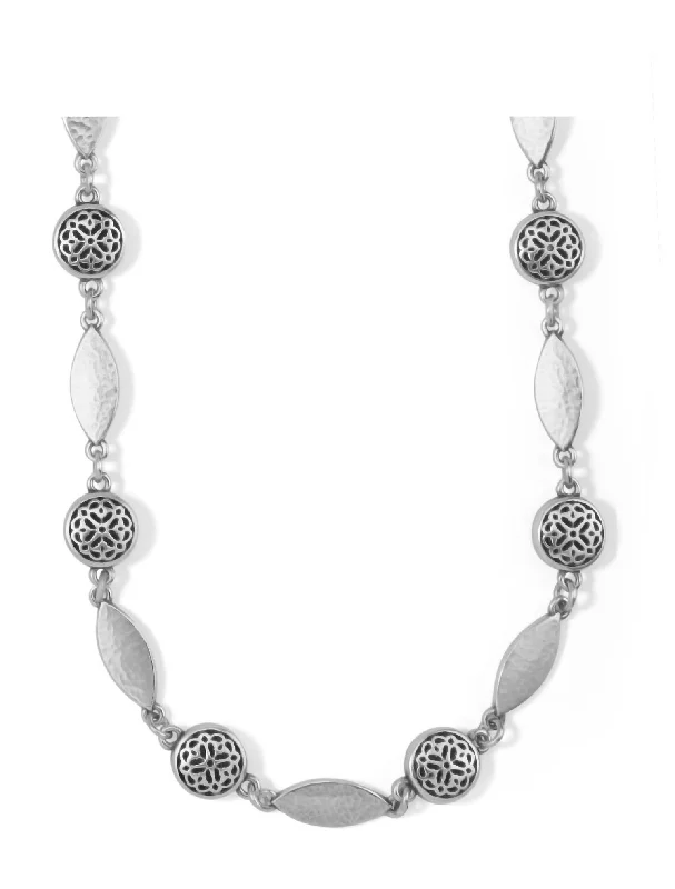 Elegant Rose Gold Jewelry For A Stylish Touch Ferrara Willow Collar Necklace In Silver