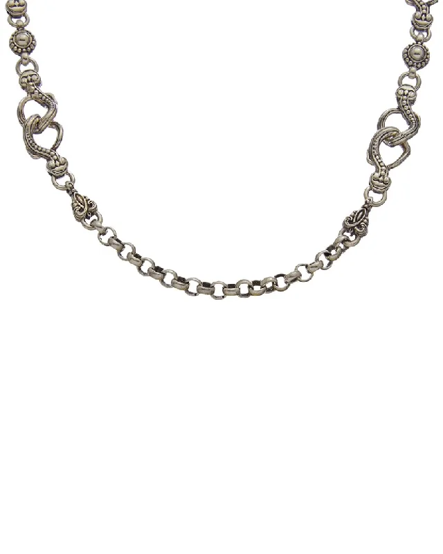 Shop Handcrafted Jewelry At Special Promotional Rates Konstantino SS Classic Silver Necklace