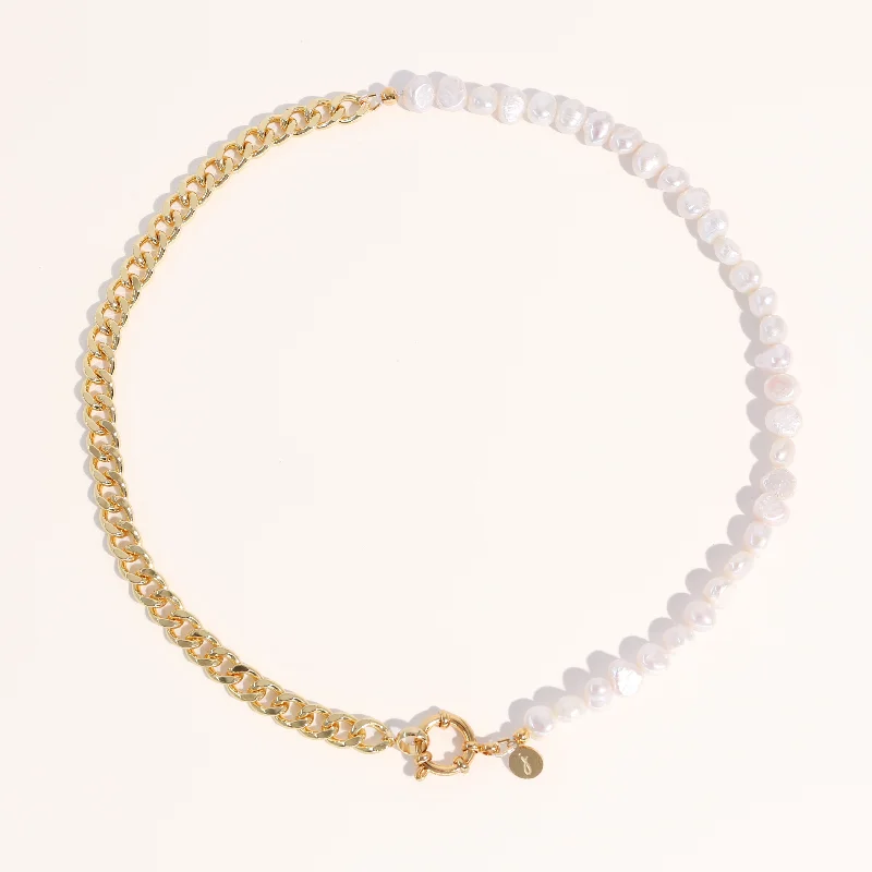 Best Jewelry Sale Prices – Limited-Time Offer Lauren Pearl Cuban Chain Necklace