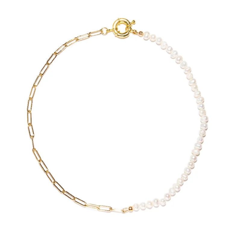 Jewelry Sale – Exclusive Styles At Lower Prices Lily Pearl & Chain Necklace