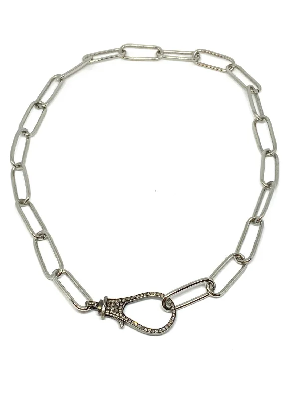 Shop Stylish Jewelry Now And Save Big Long Link Necklace In Silver