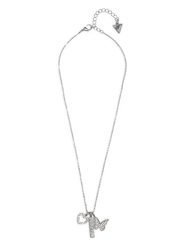 Silver-Tone Charmy Necklace