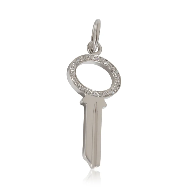 The Biggest Jewelry Sale Of The Year Is Here Tiffany & Co. Keys Fashion Pendant in 18k White Gold 0.05 CTW