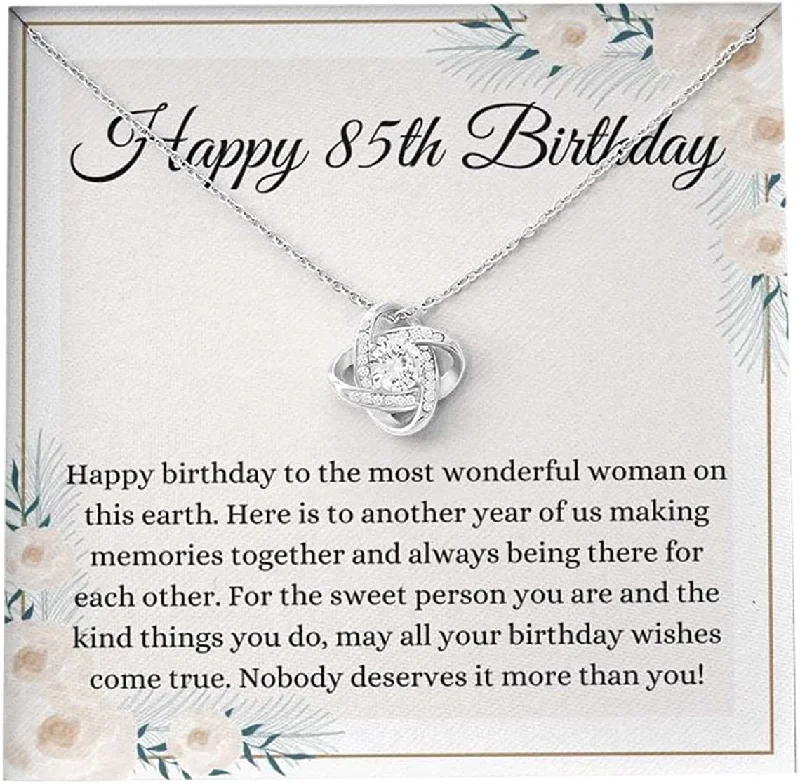 Your Dream Jewelry At Dream Prices 85th Birthday Necklace Message Card With Necklace Box Gift Necklace For Grandma Gift For Grandma For Grandma Box