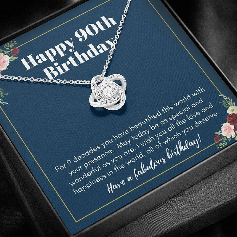 Handcrafted Beauty At Affordable Prices 90th Birthday Necklace Forever Love Necklace 90th Birthday Necklace For Grandmother Nan Nana Mom Friend Grandma