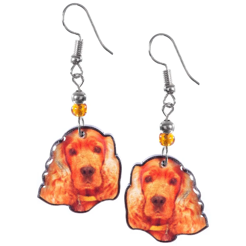 Bohemian-Inspired Jewelry For Free-Spirited Fashion Handmade Dog Breed Earrings