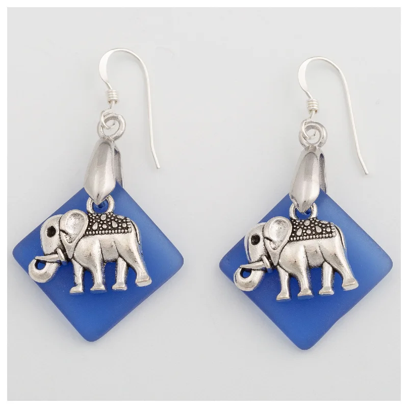 Personalized Jewelry At Special Discount Rates Elephant Sea Glass Earrings