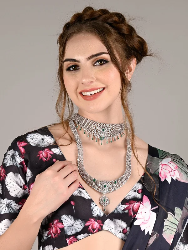 Get The Jewelry You Love At A Price You Love Odette Women White And Green Mesh Necklace Set