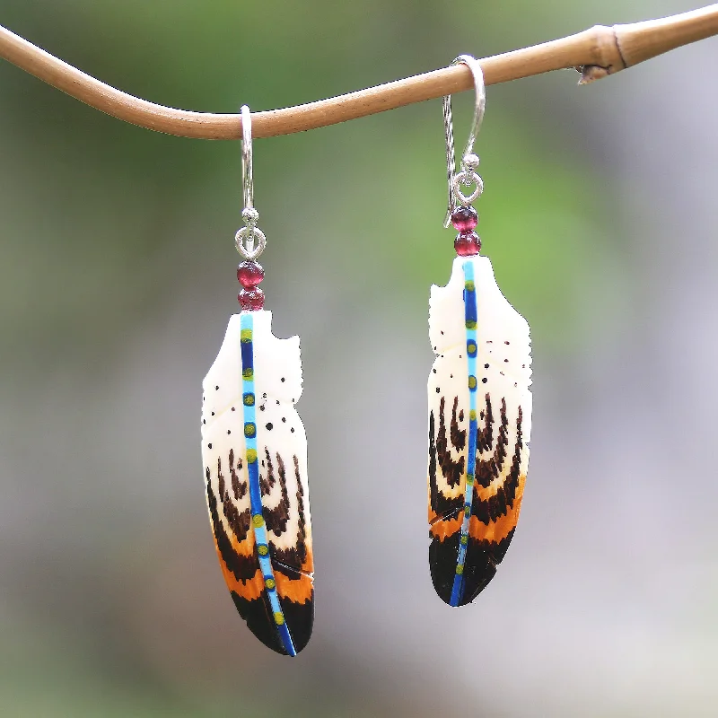 Jewelry Sale Bonanza – Grab Your Sparkle Now Antique Feathers Hand-Painted Bone and Amethyst Feather Dangle Earrings Jewelry Sale Bonanza – Grab Your Sparkle Now Antique Feathers Hand-Painted Bone and Amethyst Feather Dangle Earrings