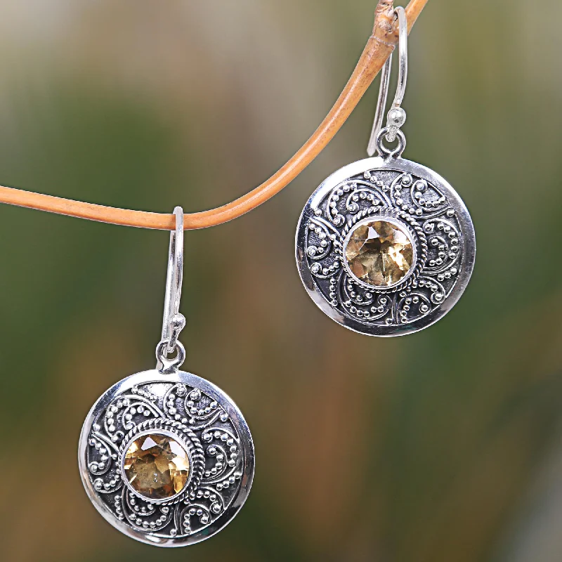 Elegant Jewelry, Exclusive Prices – Shop Now Balinese Aura Sterling Silver Fair Trade Citrine Earrings from Bali Elegant Jewelry, Exclusive Prices – Shop Now Balinese Aura Sterling Silver Fair Trade Citrine Earrings from Bali