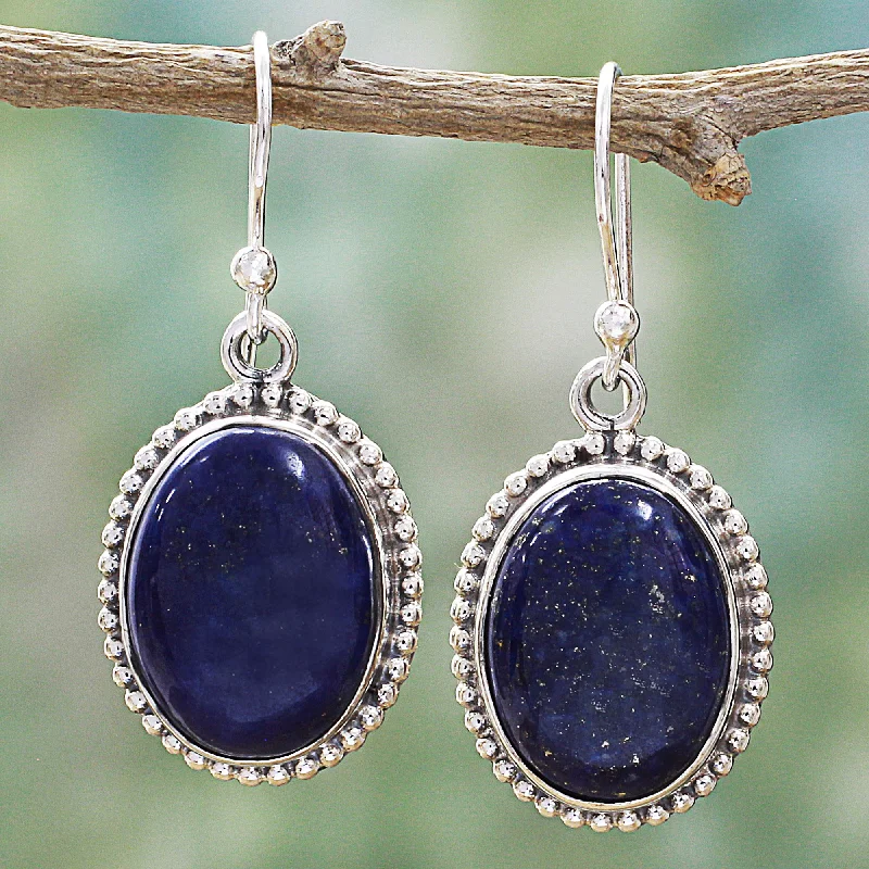 Exclusive Gemstone Jewelry Markdowns – Shop Now Blue Royalty Lapis Lazuli Dangle Earrings with Gold Colored Flecks Exclusive Gemstone Jewelry Markdowns – Shop Now Blue Royalty Lapis Lazuli Dangle Earrings with Gold Colored Flecks